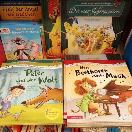 Kinderbücher bei Spielwaren Bannert in Wien