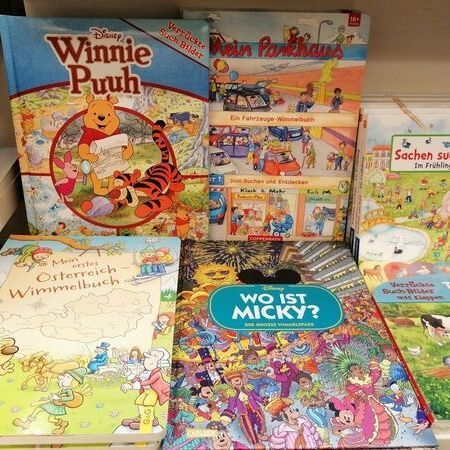 Kinderbücher bei Spielwaren Bannert in Wien